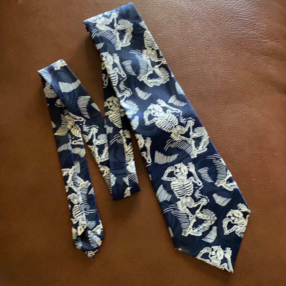 ✅🛍️ 4/$16 Shop Halloween Skeletons Tie Designs by A. Rogers
